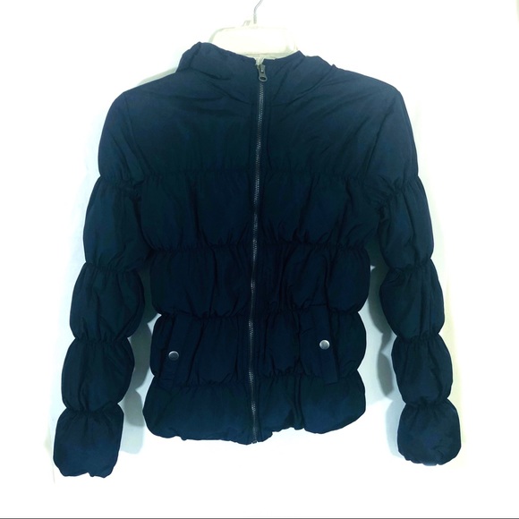 Aeropostale Jackets & Blazers - ☀️ Bethany Mota Navy Blue puffer hooded jacket